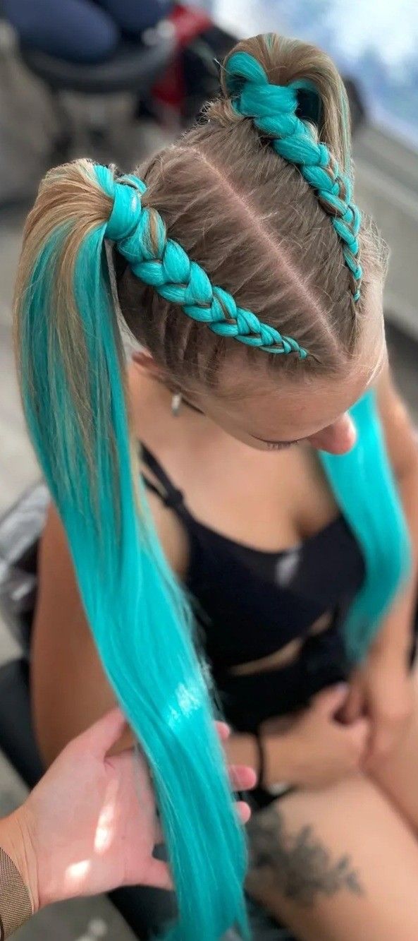 Braid & Glitter Party