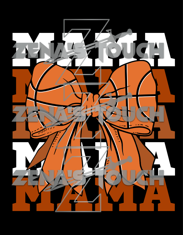 Basketball Mama PNG FILE