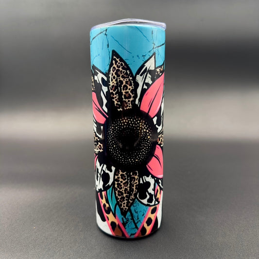 Vintage Cow Sunflower