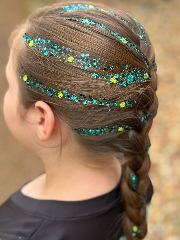 Braid & Glitter Party