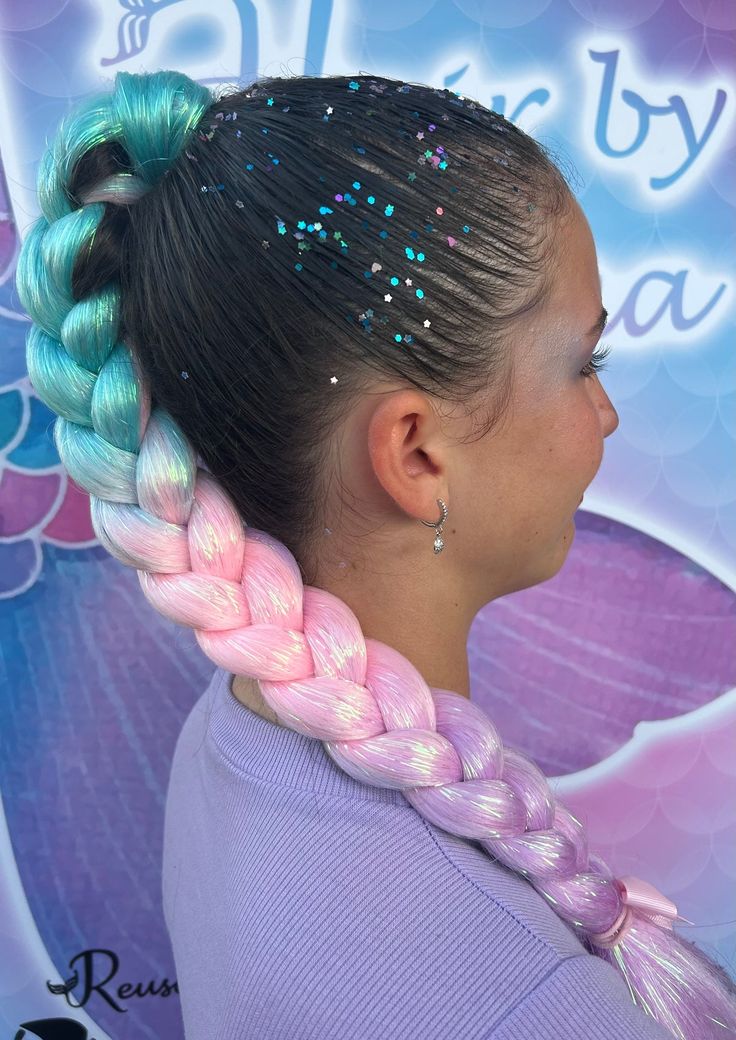 Braid & Glitter Party