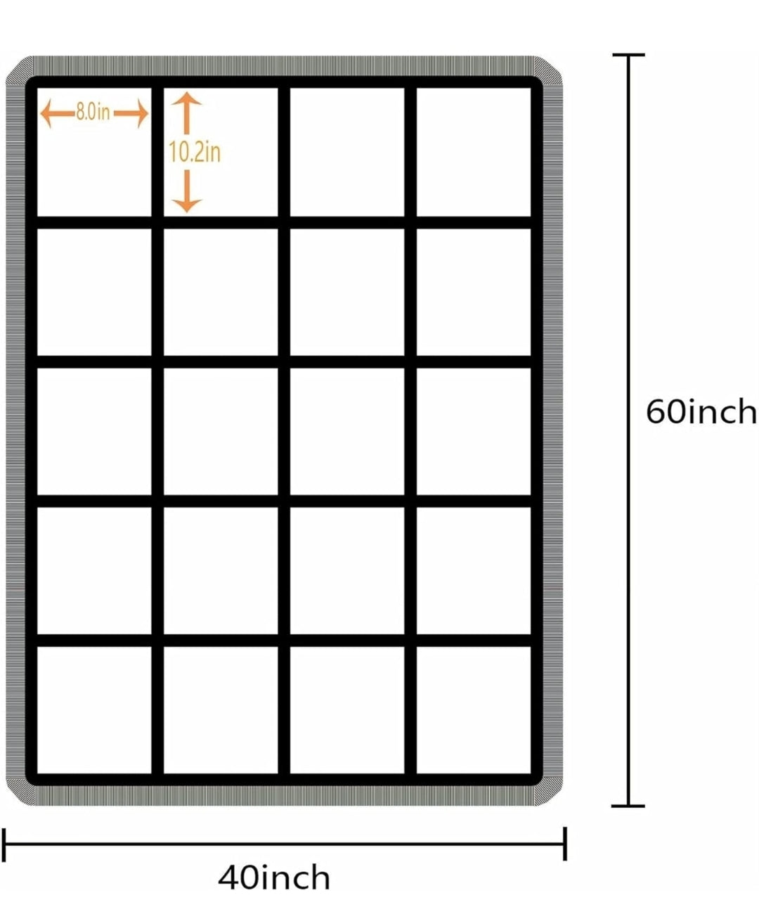 Custom Photo Blanket (20 images) 40x60in