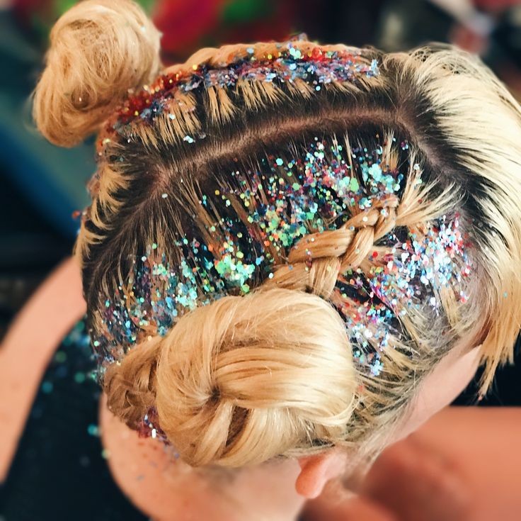 Braid & Glitter Party